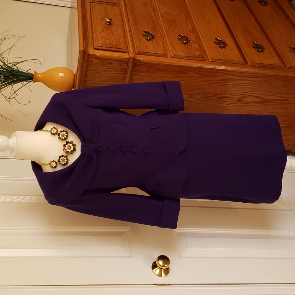 Tahari Arthur S. Levine Purple Career Suit - EUC